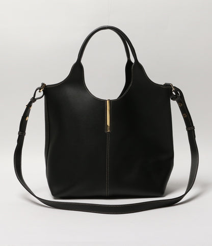 トッズ 美品 ショッピングトート・スモール XBWEBRF0200UBLB999 レディース TOD'S