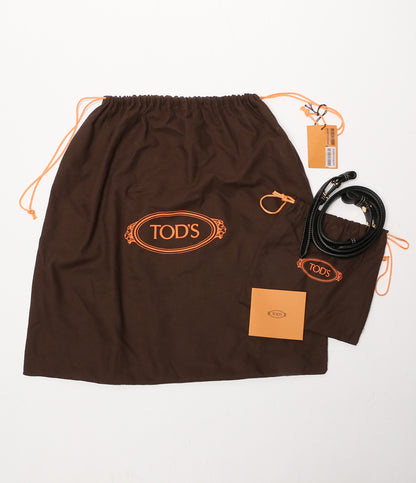 トッズ 美品 ショッピングトート・スモール XBWEBRF0200UBLB999 レディース TOD'S