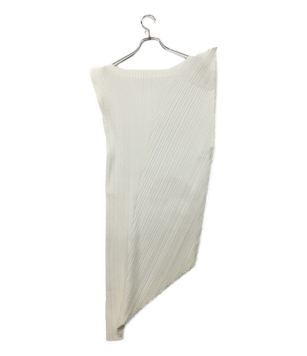 イッセイミヤケ 変形ワンピース アシンメトリー プリーツ加工 IM74-FJ966 レディース SIZE M ISSEY MIYAKE