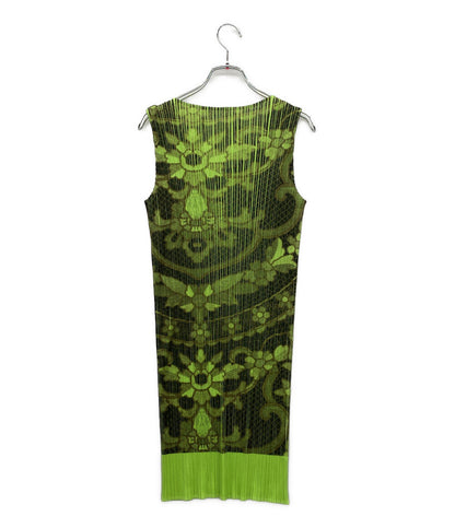 プリーツプリーズ ノースリーブシャツ フラワー転写プリーツ PP86-JH419 レディース SIZE 4 PLEATS PLEASE