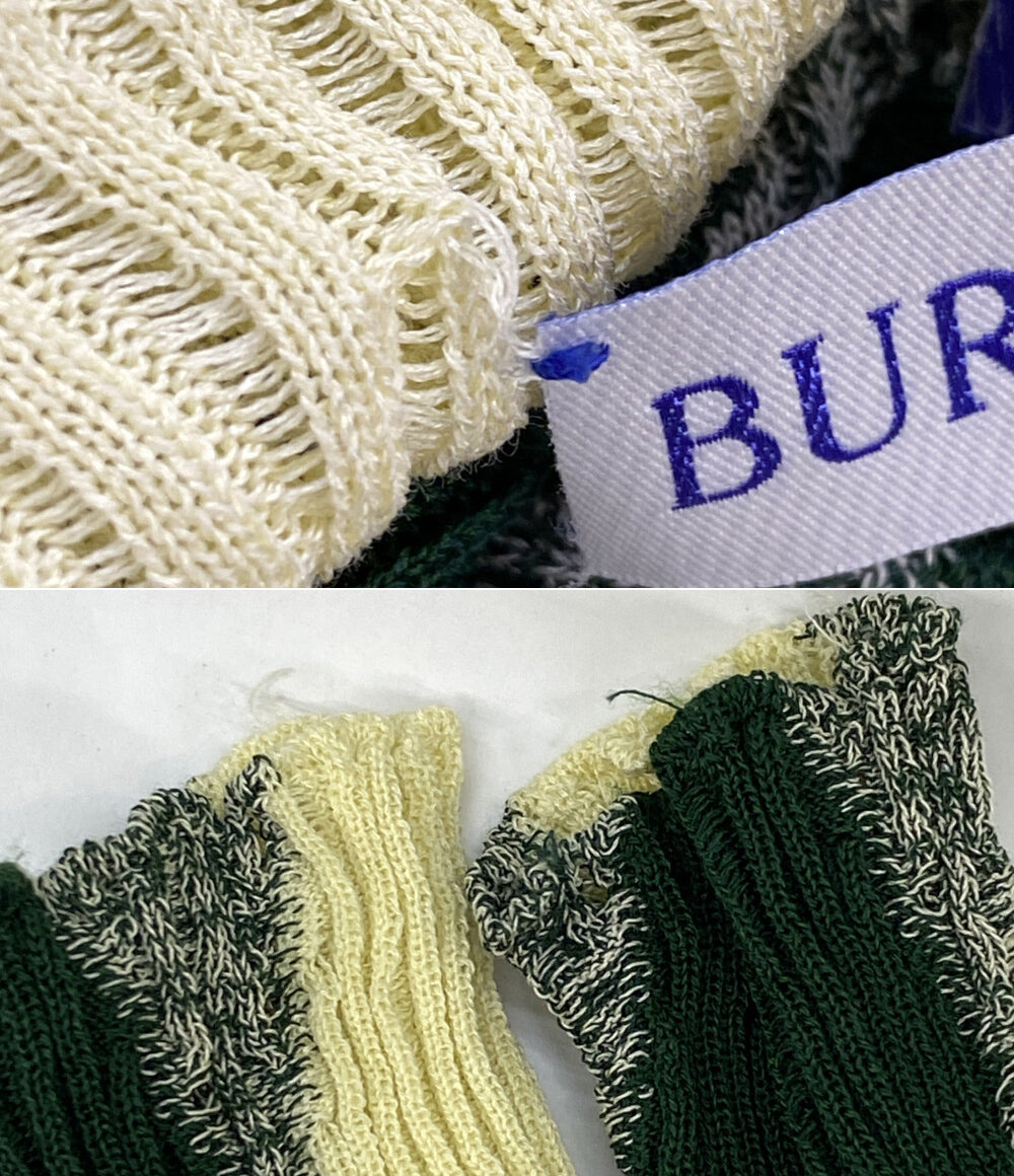 BURBERRY ハイネックカットソー アーガイル レディース SIZE XS バーバリー