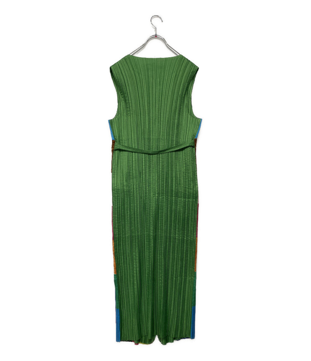 イッセイミヤケ ノースリーブワンピース IM82-FE604 レディース SIZE M ISSEY MIYAKE