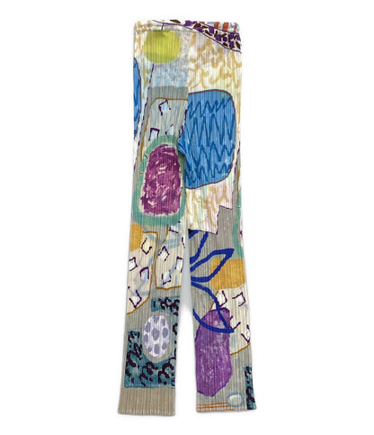 プリーツプリーズ パンツ グラフィックアートーアンツ pp12-jf413 レディース SIZE 1 PLEATS PLEASE