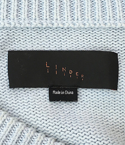 LINDER NYC リンダー 長袖ニット ホース 花 メンズ SIZE L