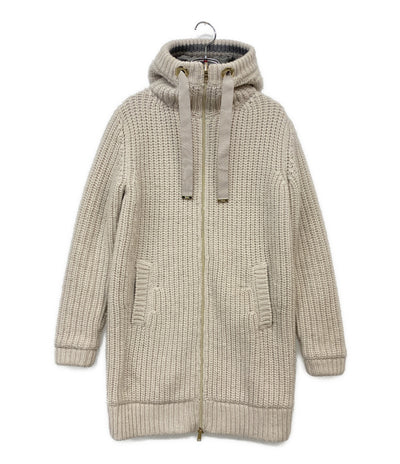 ヘルノ ダウンジャケット ニット ベージュ 57671-52967-1 レディース SIZE 38 HERNO