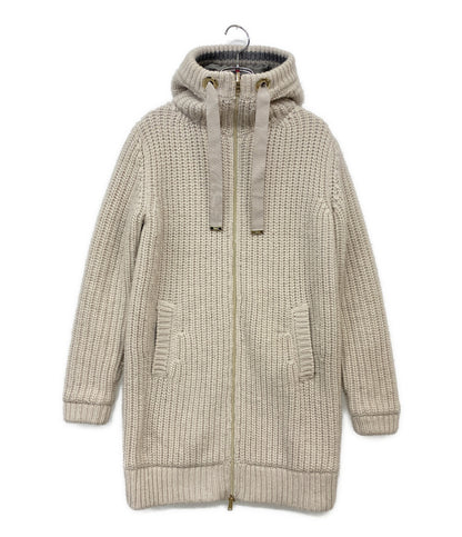 ヘルノ ダウンジャケット ニット ベージュ 57671-52967-1 レディース SIZE 38 HERNO