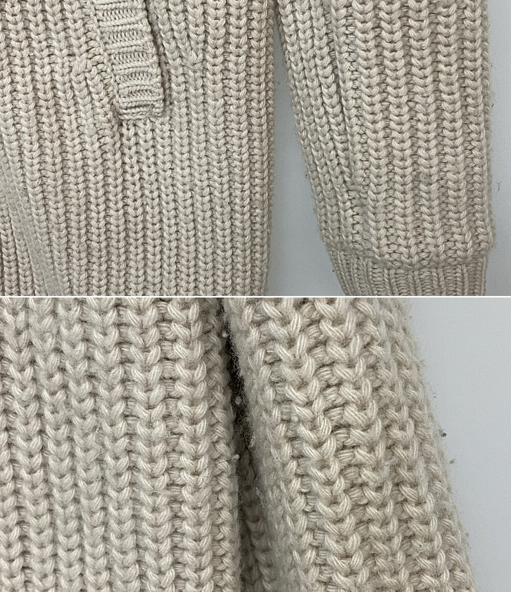 ヘルノ ダウンジャケット ニット ベージュ 57671-52967-1 レディース