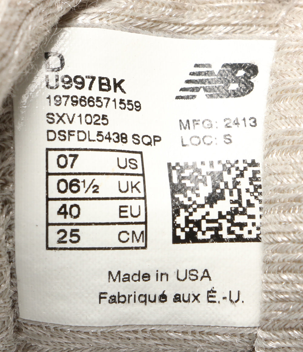 ニューバランス スニーカー Made in USA 997 BK メンズ SIZE 25cm new balance