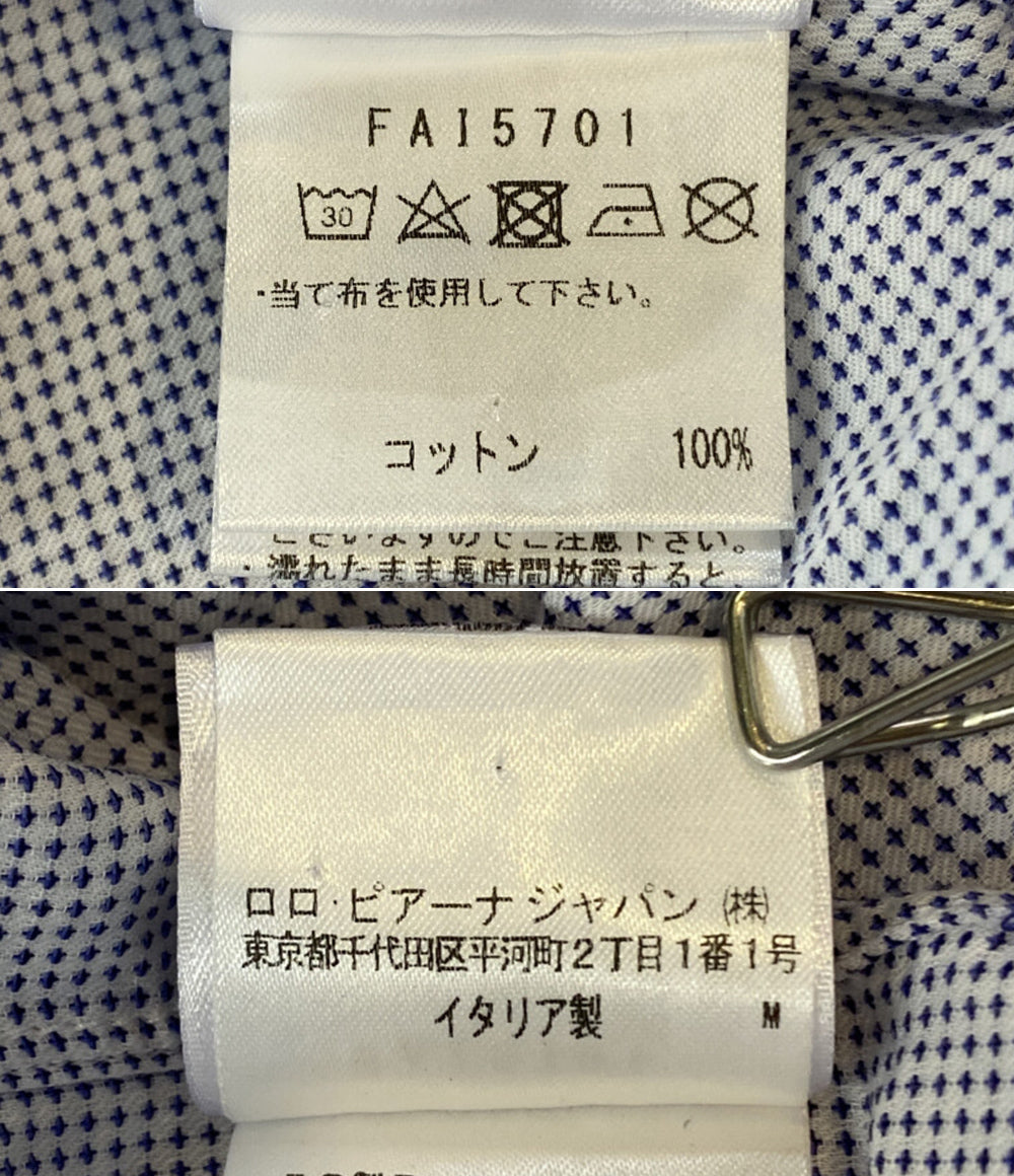 ロロピアーナ 長袖コットンシャツ mab1852 メンズ SIZE XL loro piana