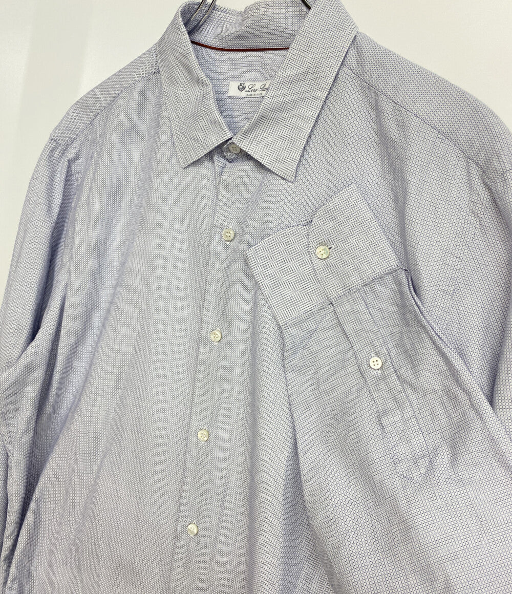 ロロピアーナ 長袖コットンシャツ mab1852 メンズ SIZE XL loro piana