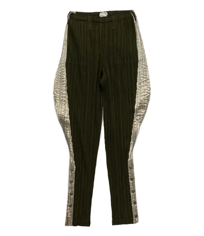 プリーツプリーズ ロングパンツ サイドライン pp43-JF403 レディース SIZE 2 PLEATS PLEASE