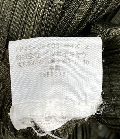 プリーツプリーズ ロングパンツ サイドライン pp43-JF403 レディース SIZE 2 PLEATS PLEASE