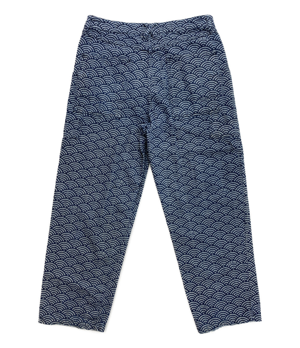 KENZO デニムパンツ 青海波 FE55DP4086K1 メンズ SIZE US32 ケンゾー