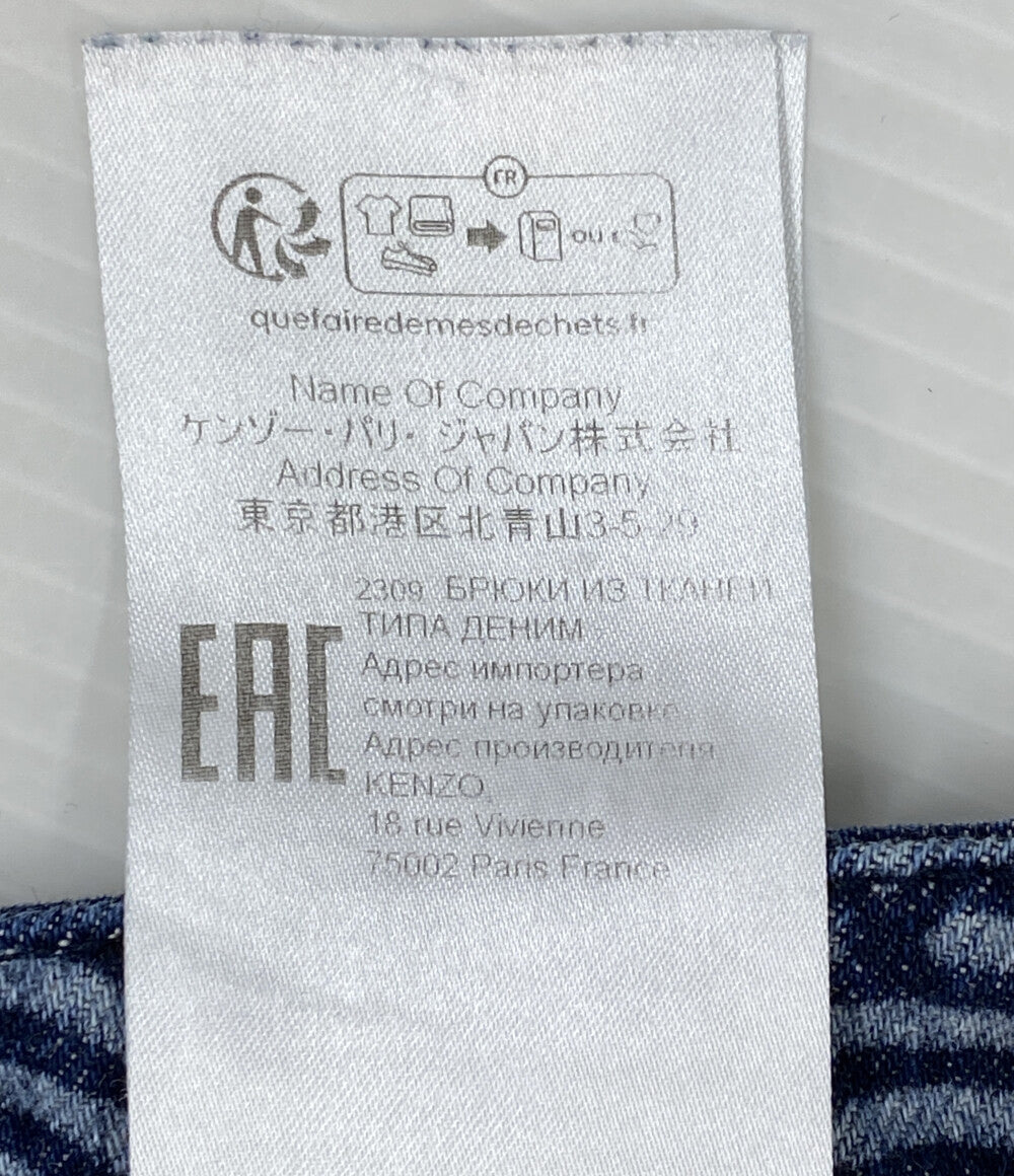 KENZO デニムパンツ 青海波 FE55DP4086K1 メンズ SIZE US32 ケンゾー