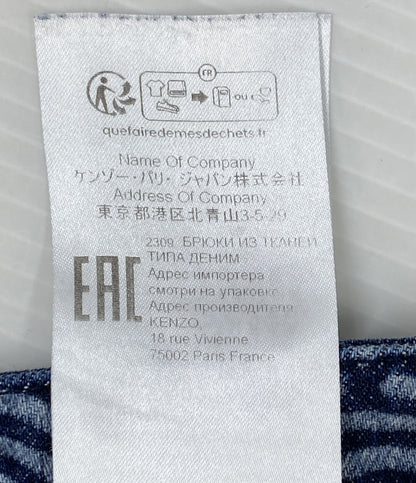 KENZO デニムパンツ 青海波 FE55DP4086K1 メンズ SIZE US32 ケンゾー