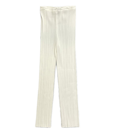 プリーツプリーズ プリーツパンツ ホワイト PP93-JF016 レディース SIZE 1 PLEATS PLEASE