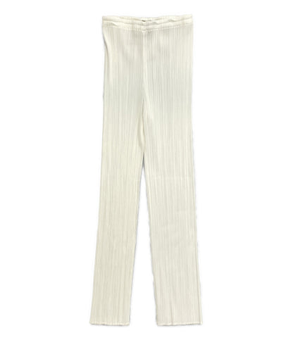 プリーツプリーズ プリーツパンツ ホワイト PP93-JF016 レディース SIZE 1 PLEATS PLEASE