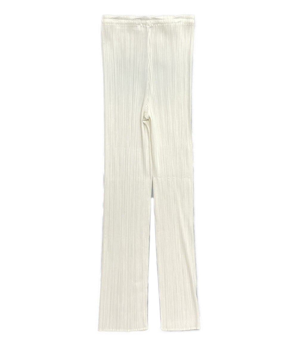プリーツプリーズ プリーツパンツ ホワイト PP93-JF016 レディース SIZE 1 PLEATS PLEASE