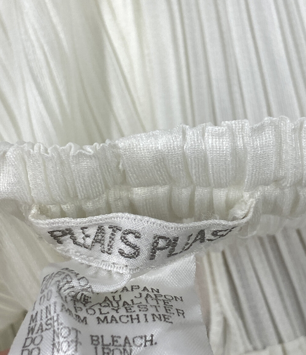 プリーツプリーズ プリーツパンツ ホワイト PP93-JF016 レディース SIZE 1 PLEATS PLEASE