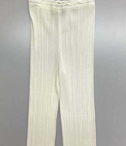 プリーツプリーズ プリーツパンツ ホワイト PP93-JF016 レディース SIZE 1 PLEATS PLEASE