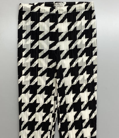 プリーツプリーズ 千鳥格子柄パンツ PP41-JF613 レディース SIZE 3 PLEATS PLEASE