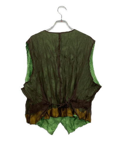 イッセイミヤケ ベスト プリーツ IM71-FE922 レディース SIZE M ISSEY MIYAKE