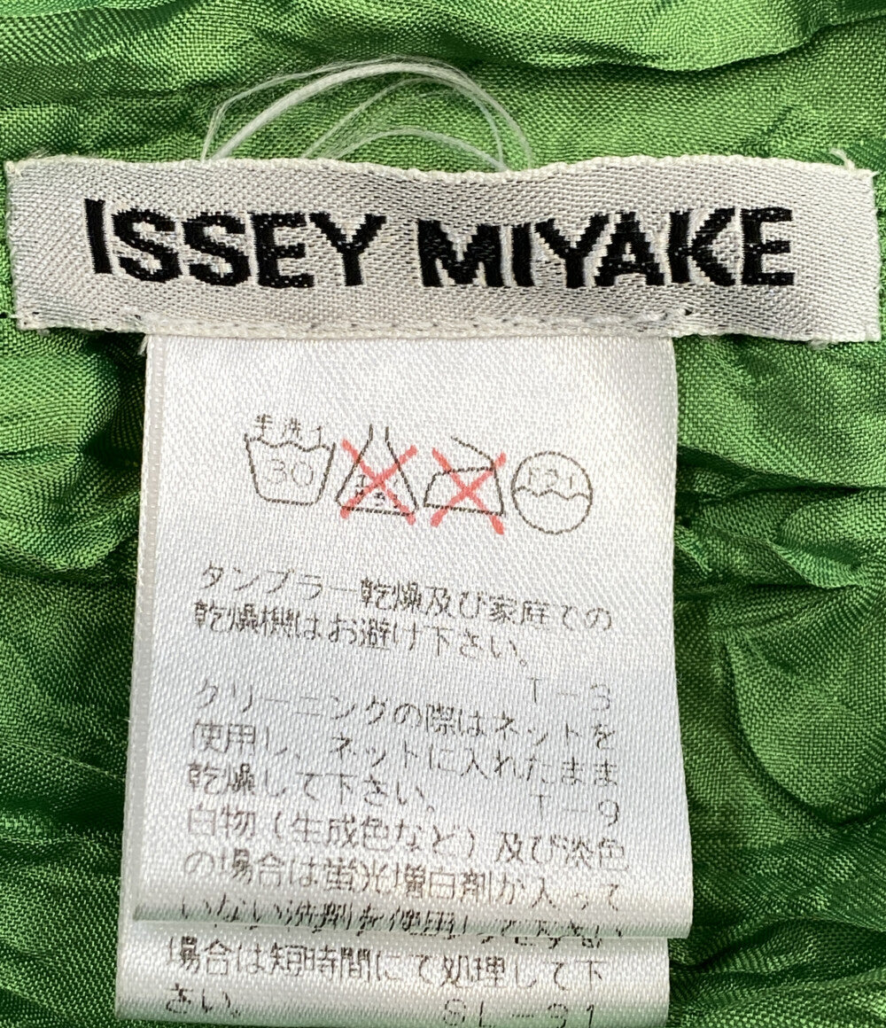 イッセイミヤケ ベスト プリーツ IM71-FE922 レディース SIZE M ISSEY MIYAKE