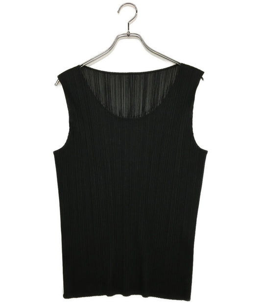 プリーツプリーズ タンクトップ Uネック レディース SIZE 4 PLEATS PLEASE