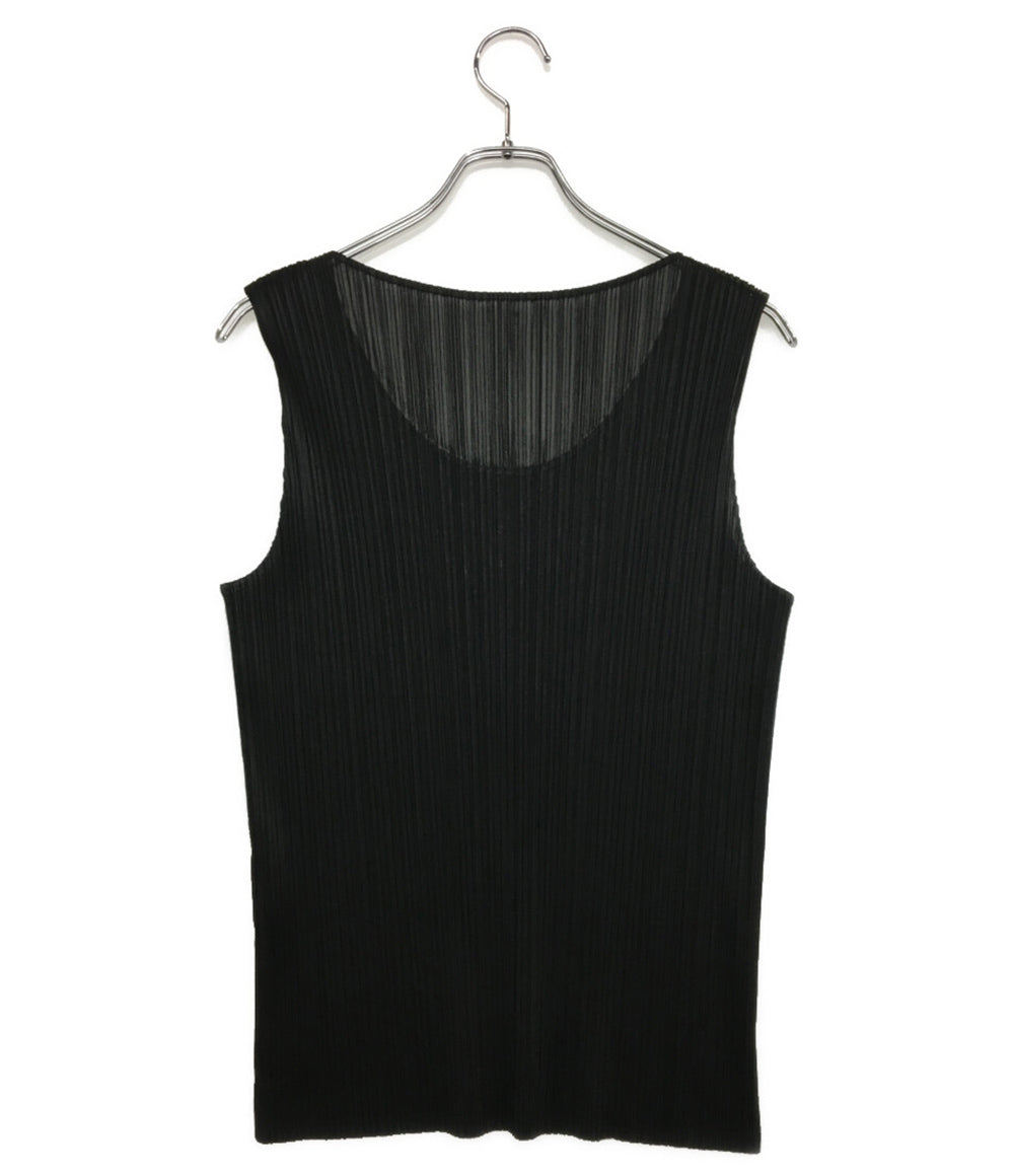 プリーツプリーズ タンクトップ Uネック レディース SIZE 4 PLEATS PLEASE