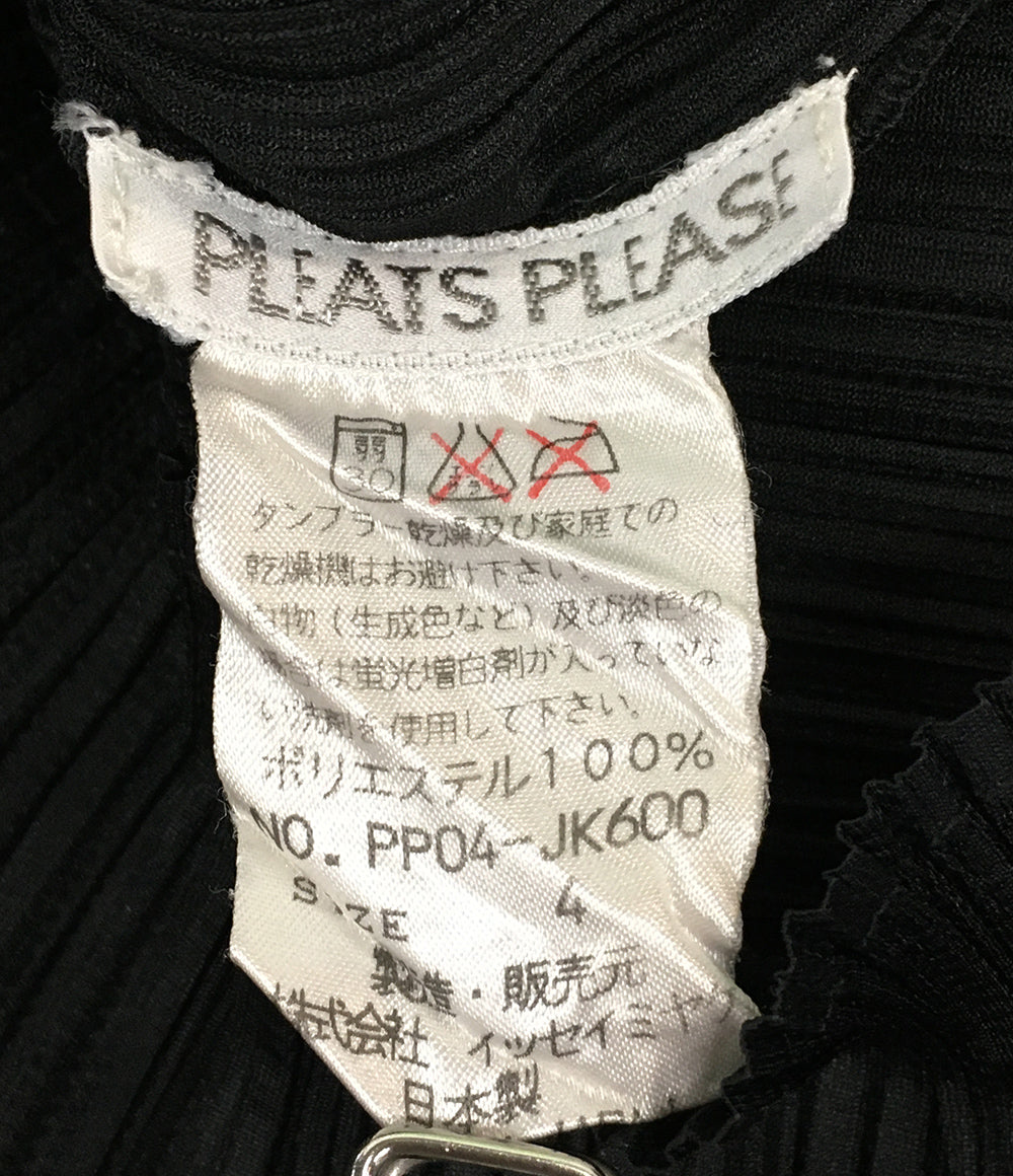 プリーツプリーズ タンクトップ Uネック レディース SIZE 4 PLEATS PLEASE