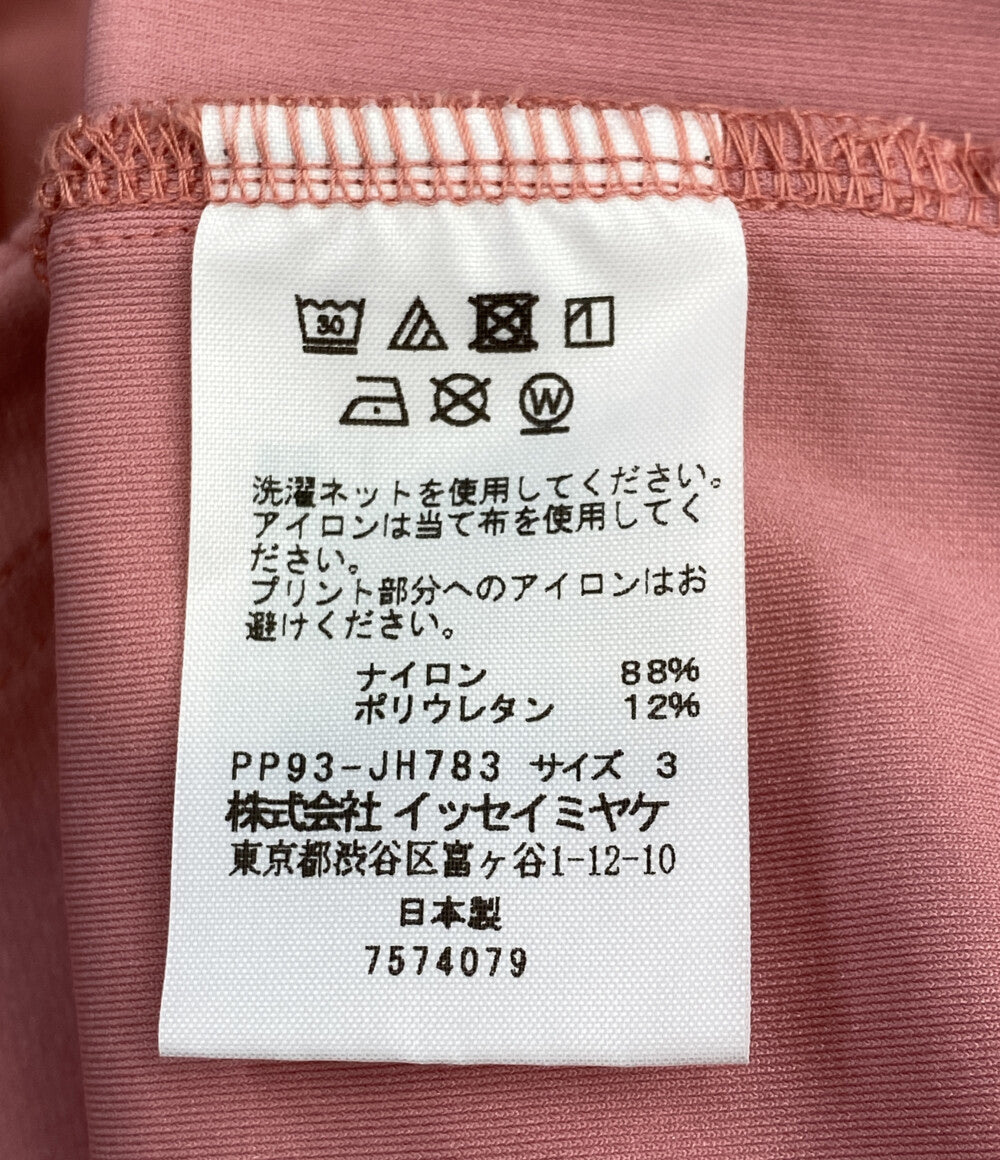 プリーツプリーズ オフネックサイドジップワンピース PP93-JH783 レディース SIZE 3 PLEATS PLEASE
