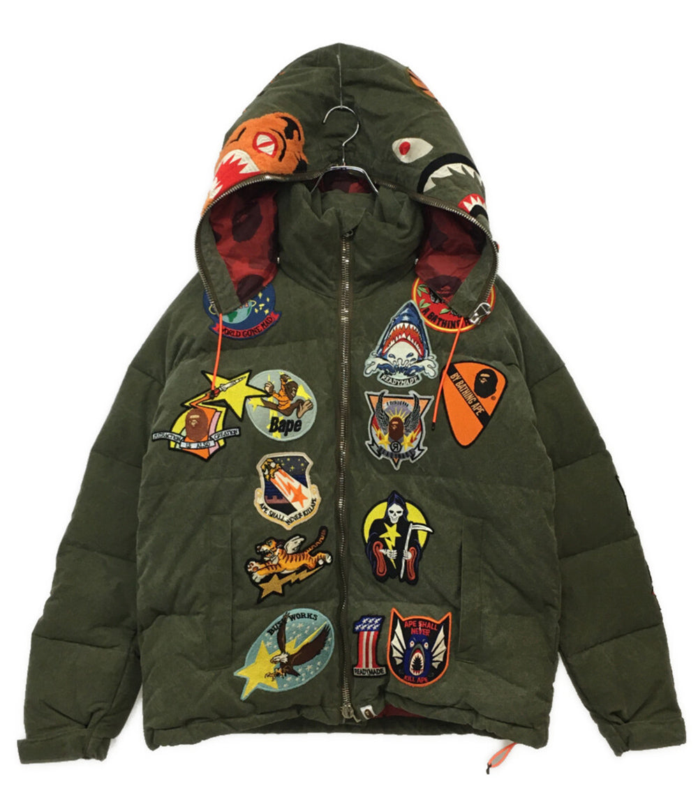レディメイド ダウンジャケット A BATHING APEコラボ 21AW RM-I01-0000-108 メンズ SIZE 4 READY MADE