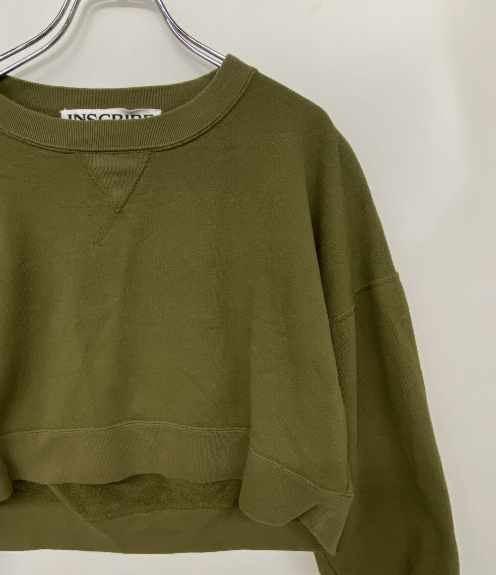 INSCRIRE アンスクリア ボレロスウェット Bolero Sweat Shirt レディース SIZE XL