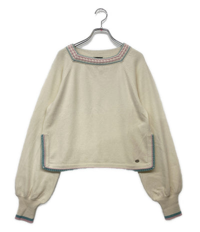 シャネル カシミアニット セーター P56589 レディース SIZE 36 CHANEL