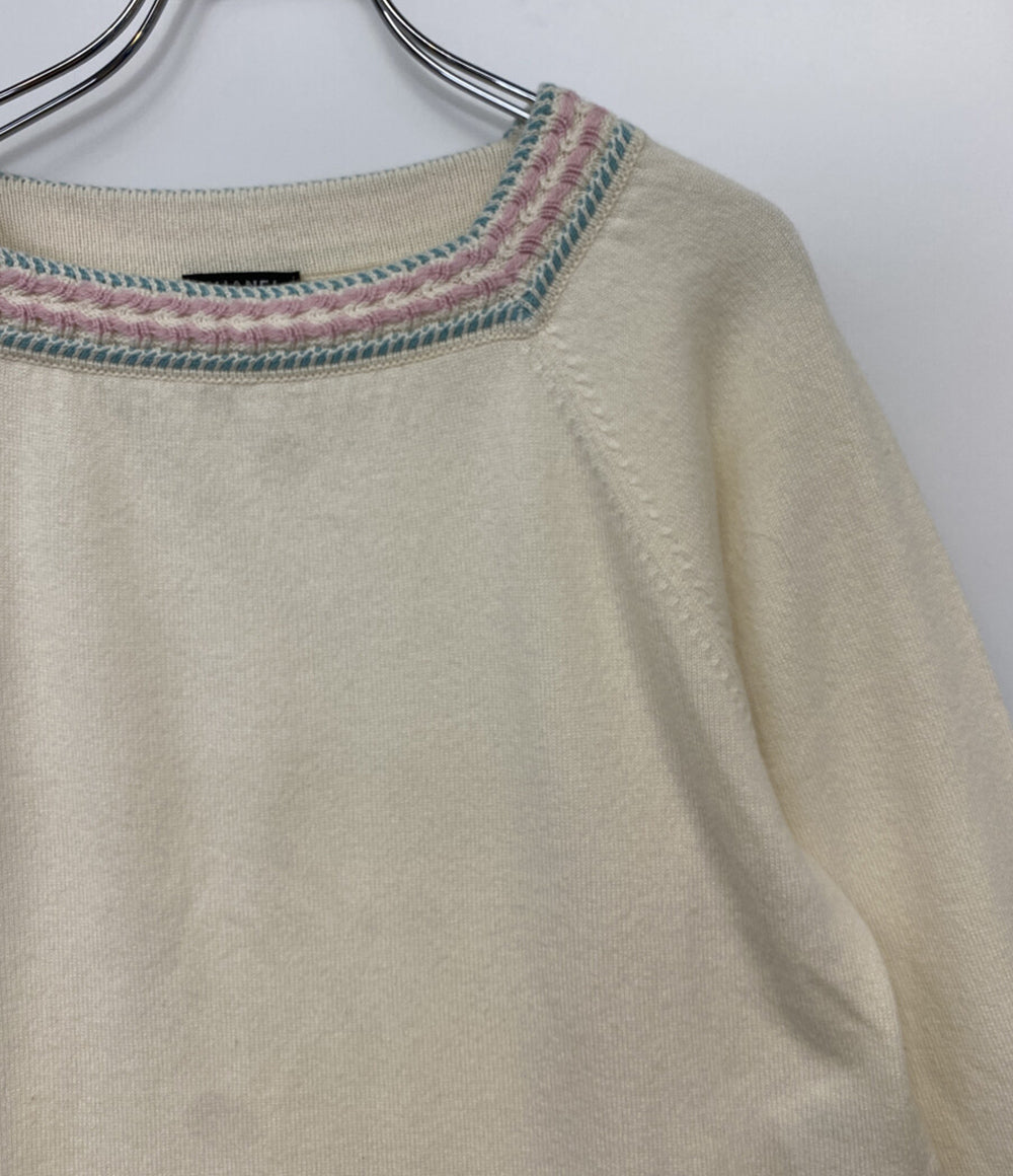 シャネル カシミアニット セーター P56589 レディース SIZE 36 CHANEL