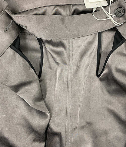 ジョンローレンスサリバン 美品 パンツ グレー ワイドスラックス 2C026-0224-TT レディース SIZE M JOHNLAWRENCESULLIVAN