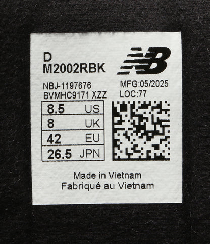 new balance スニーカー M2002RBK メンズ SIZE 26.5cm ニューバランス