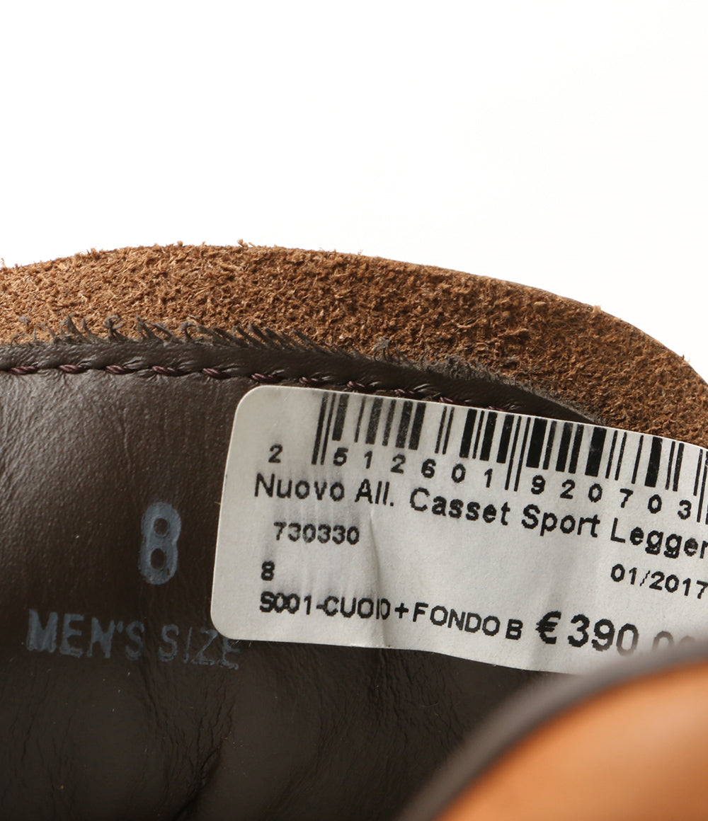 トッズ 美品 レザースニーカー ブラウン メンズ SIZE 8 TOD’S