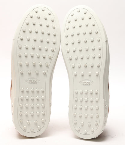 トッズ 美品 レザースニーカー ブラウン メンズ SIZE 8 TOD’S