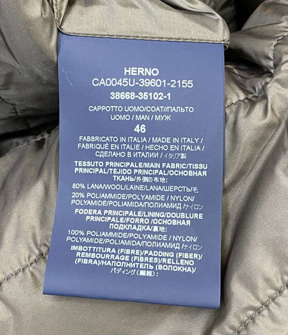 ヘルノ チェスターコート ライナー付 CA0045U-39601-2155 レディース SIZE 46 HERNO