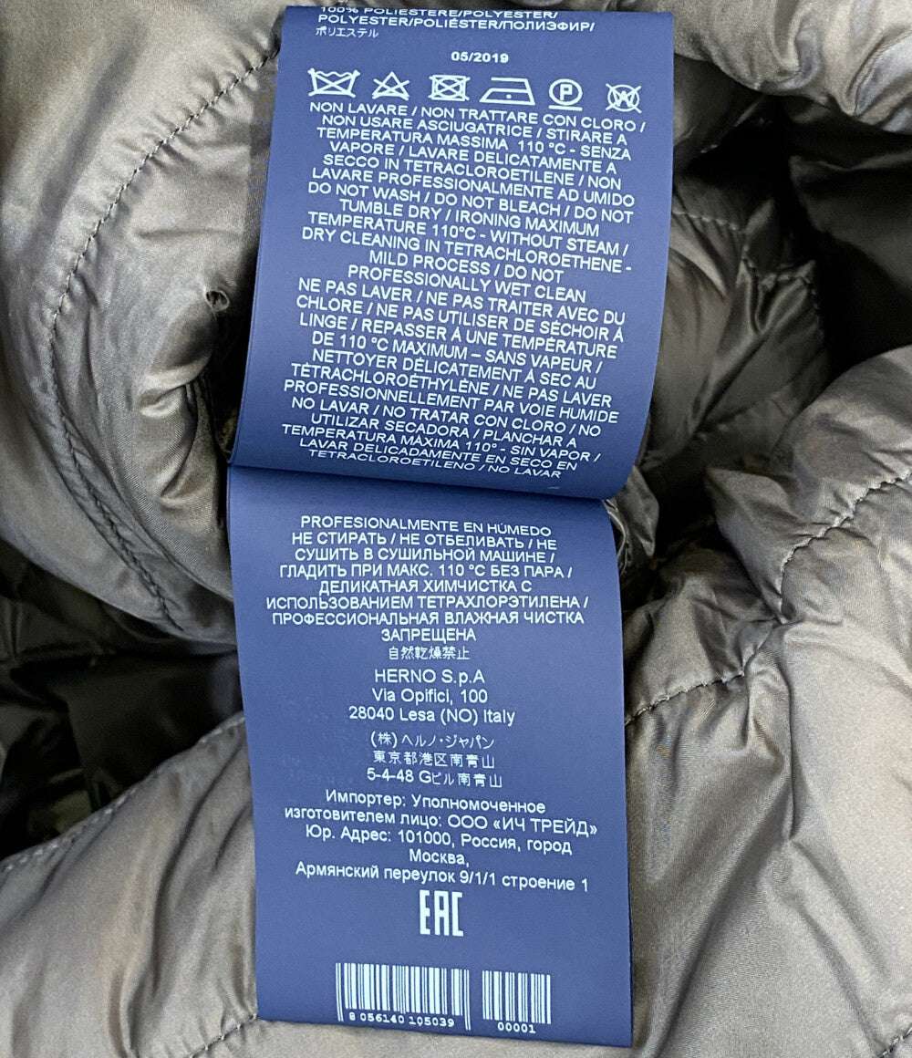 ヘルノ チェスターコート ライナー付 CA0045U-39601-2155 レディース SIZE 46 HERNO