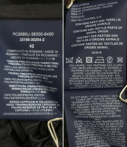 ヘルノ ナイロンコート ファーなし 32155-30204-2 レディース SIZE 42 HERNO