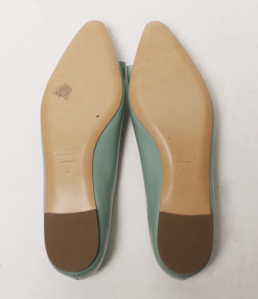 FERRAGAMO フェラガモ ニューヴァラ フラットシューズ レディース SIZE 5