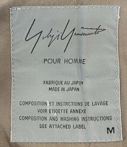 ヨウジヤマモトプールオム ロングコート メンズ SIZE M YOHJI YAMAMOTO POUR HOMME