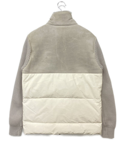 エンメティ ムートンダウンジャケット 袖切替 メンズ SIZE 46 EMMETI