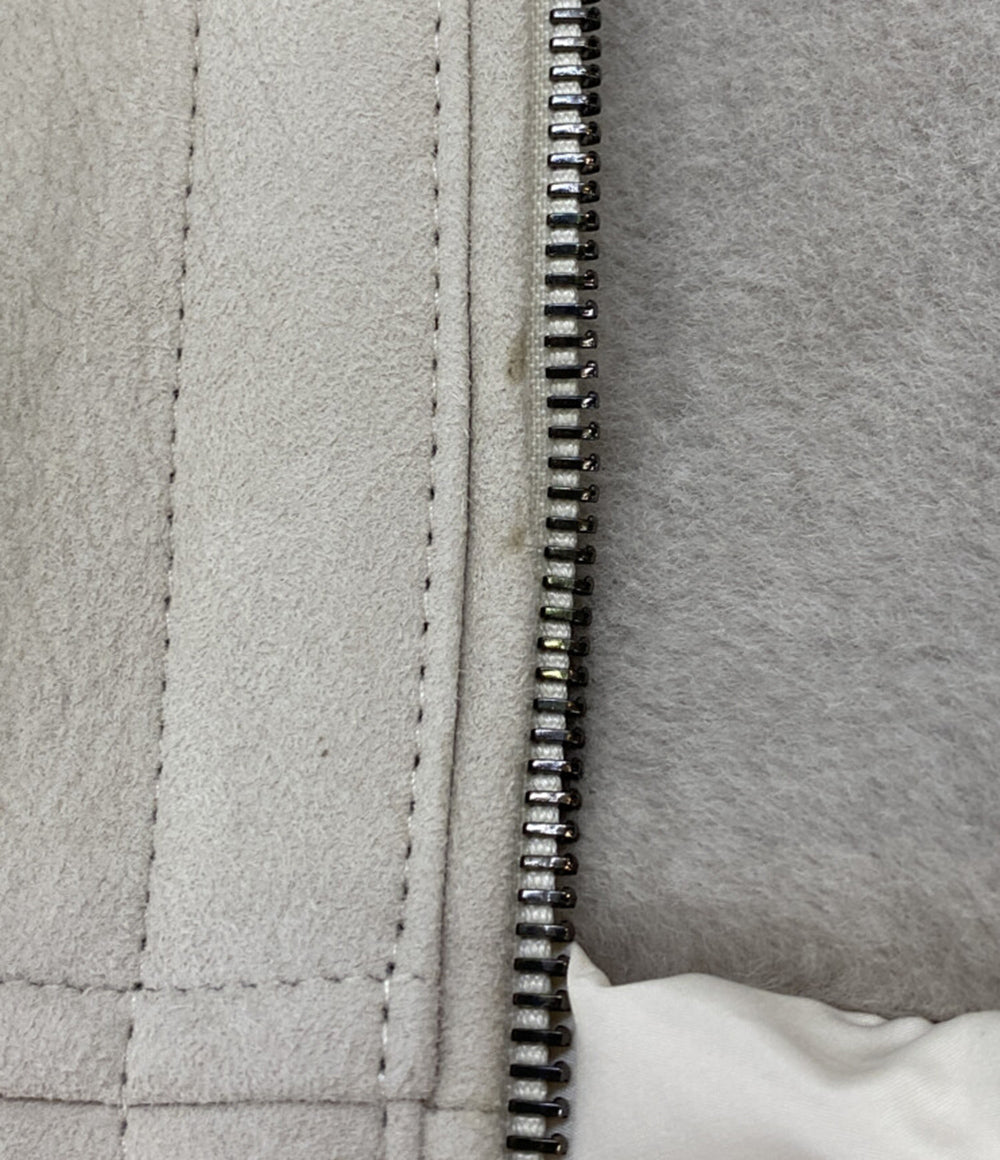 EMMETI ムートンダウンジャケット 袖切替 メンズ SIZE 46 エンメティ