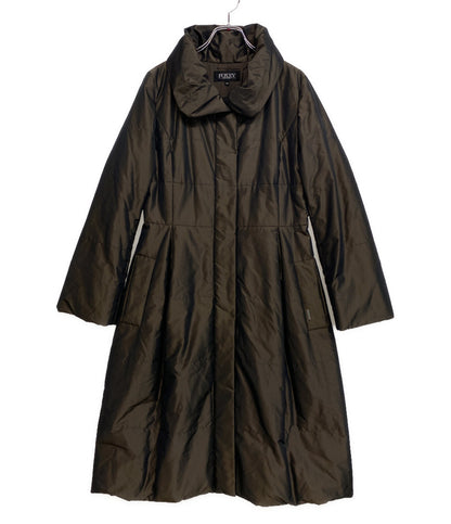 フォクシー コート ブラウン 中綿 24648-ACAN23Y-2 レディース SIZE 40 FOXEY
