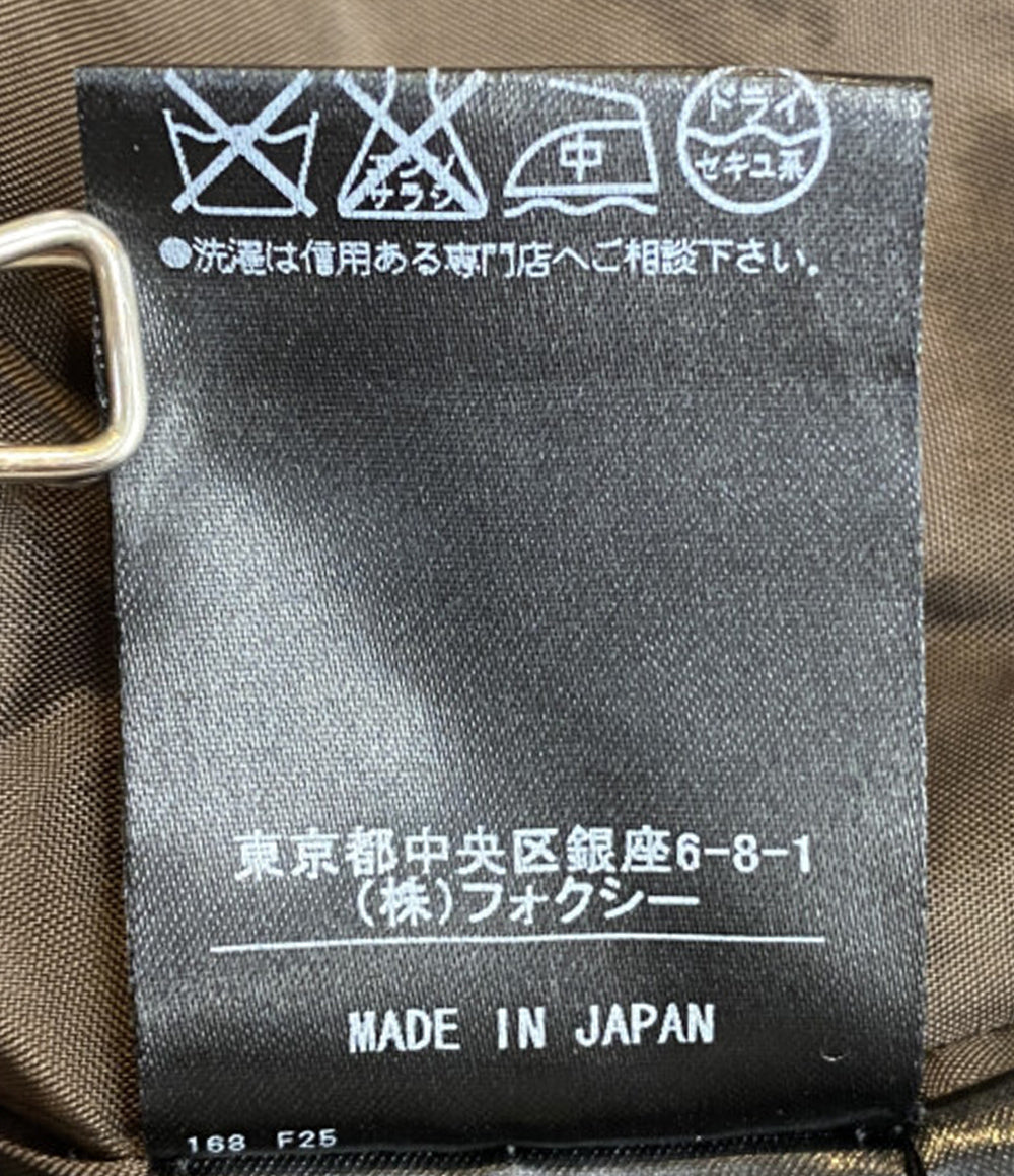 フォクシー コート ブラウン 中綿 24648-ACAN23Y-2 レディース SIZE 40 FOXEY