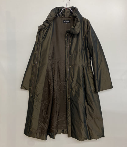 フォクシー コート ブラウン 中綿 24648-ACAN23Y-2 レディース SIZE 40 FOXEY