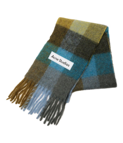 アクネストゥディオズ 美品 マフラー マルチカラー チェック CA0084 メンズ acne studios